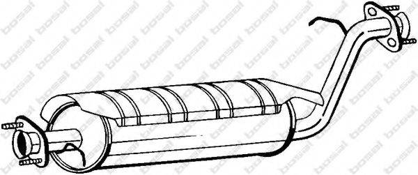 BOSAL 211381 Середній глушник вихлопних газів