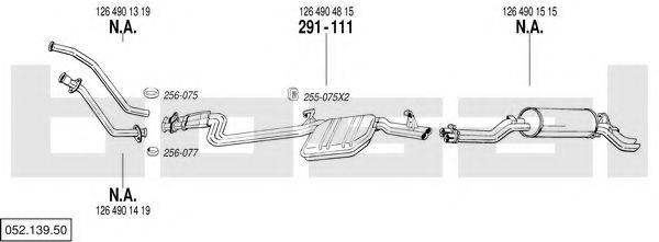 BOSAL 05213950 Система випуску ОГ