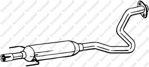 BOSAL 282983 Середній глушник вихлопних газів