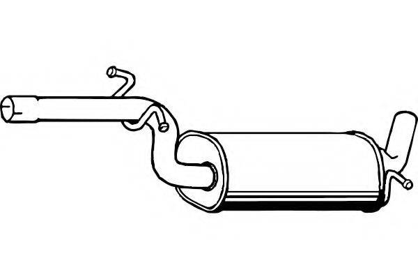 FENNO P1294 Середній глушник вихлопних газів