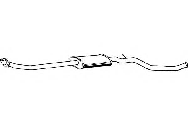 FENNO P1842 Середній глушник вихлопних газів