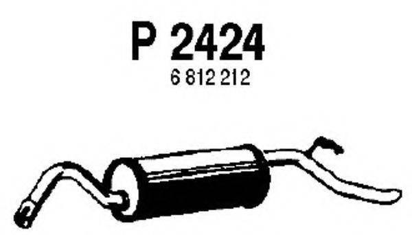 FENNO P2424 Глушник вихлопних газів кінцевий