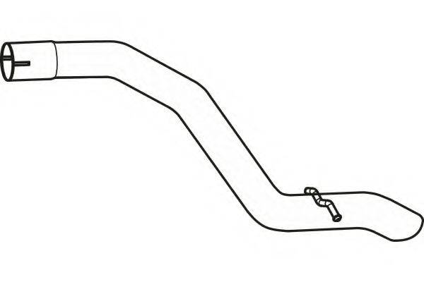 FENNO P2543 Труба вихлопного газу