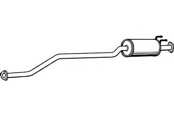 FENNO P2745 Середній глушник вихлопних газів