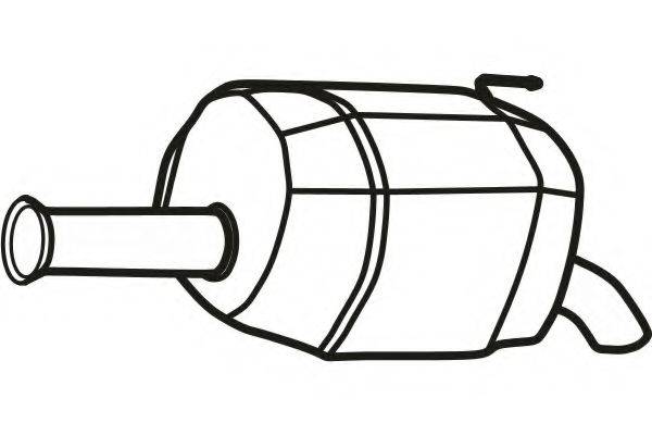 FENNO P3167 Глушник вихлопних газів кінцевий