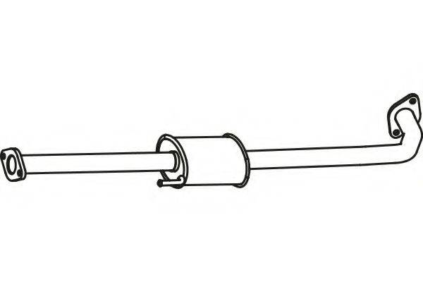 FENNO P3175 Середній глушник вихлопних газів