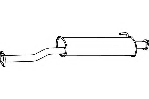 FENNO P3195 Середній глушник вихлопних газів