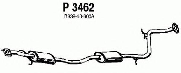 FENNO P3462 Середній глушник вихлопних газів