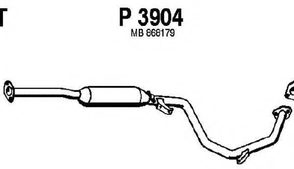 FENNO P3904 Середній глушник вихлопних газів