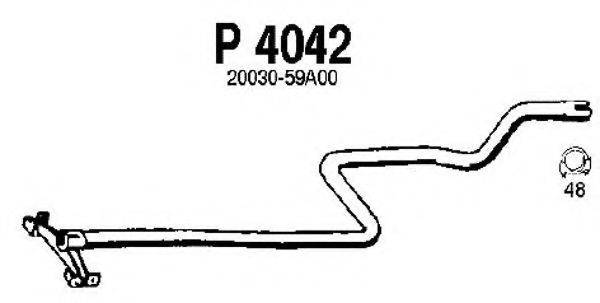 FENNO P4042 Труба вихлопного газу