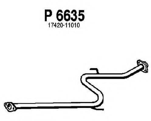 FENNO P6635 Труба вихлопного газу