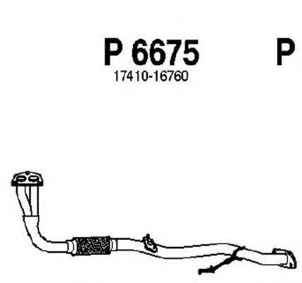 FENNO P6675 Труба вихлопного газу