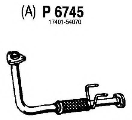 FENNO P6745 Труба вихлопного газу