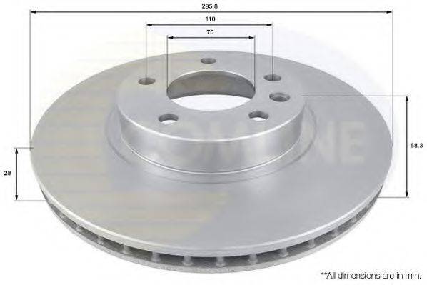 COMLINE ADC1118V гальмівний диск