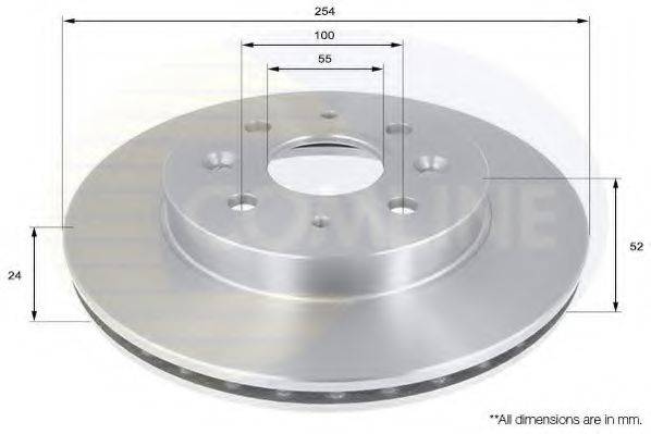 COMLINE ADC1058V гальмівний диск