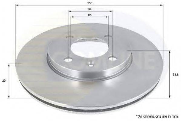 COMLINE ADC1410V гальмівний диск