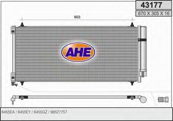 AHE 43177 Конденсатор, кондиціонер