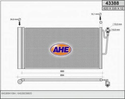 AHE 43388 Конденсатор, кондиціонер