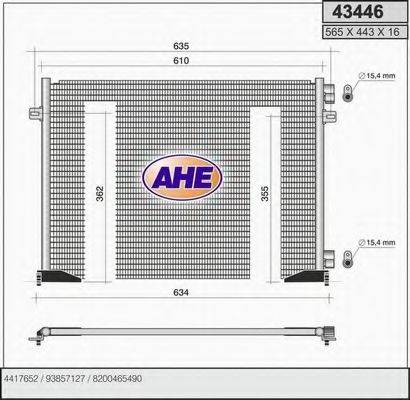 AHE 43446 Конденсатор, кондиціонер