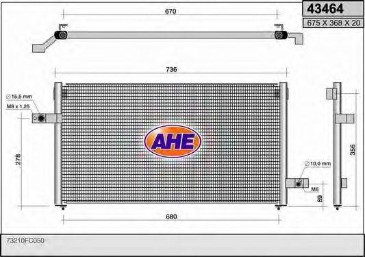 AHE 43464 Конденсатор, кондиціонер