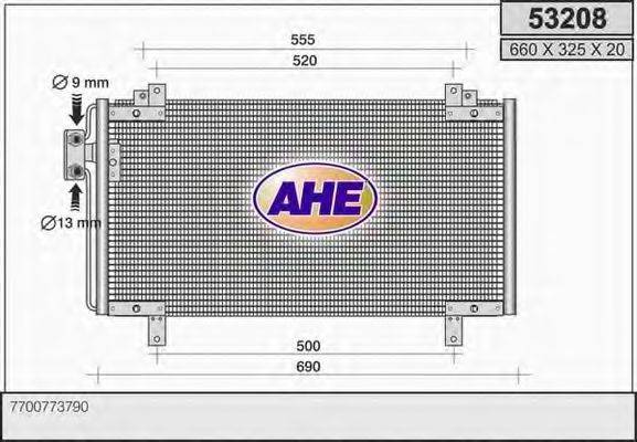 AHE 53208 Конденсатор, кондиціонер