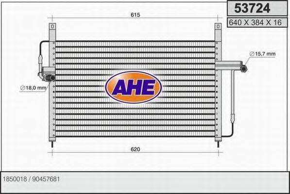 AHE 53724 Конденсатор, кондиціонер