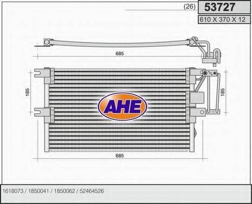 AHE 53727 Конденсатор, кондиціонер