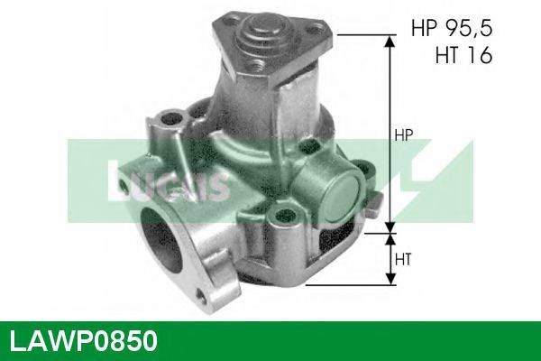 LUCAS ENGINE DRIVE LAWP0850 Водяний насос