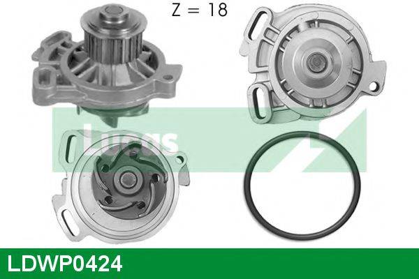 LUCAS ENGINE DRIVE LDWP0424 Водяний насос