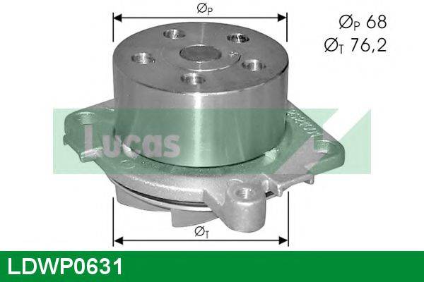 LUCAS ENGINE DRIVE LDWP0631 Водяний насос