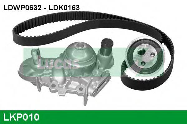 LUCAS ENGINE DRIVE LKP010 Водяний насос + комплект зубчастого ременя