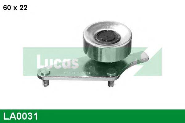 LUCAS ENGINE DRIVE LA0031 Натяжний ролик, полікліновий ремінь