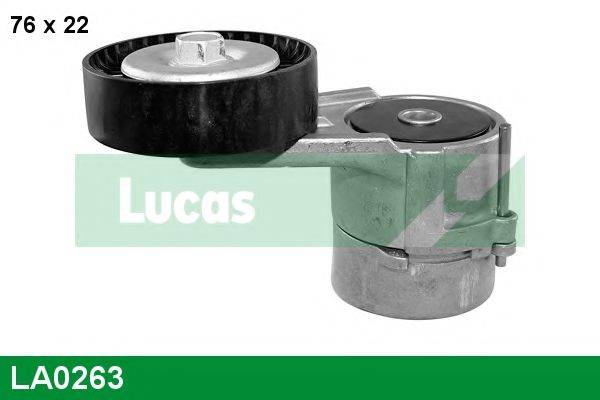 LUCAS ENGINE DRIVE LA0263 Натяжний ролик, полікліновий ремінь