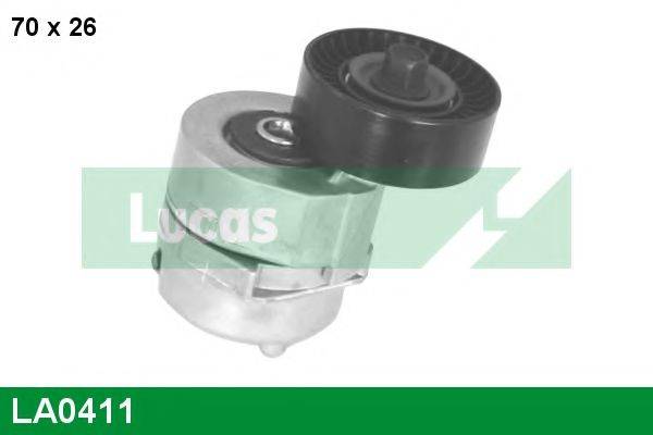 LUCAS ENGINE DRIVE LA0411 Натяжна планка, полікліновий ремінь