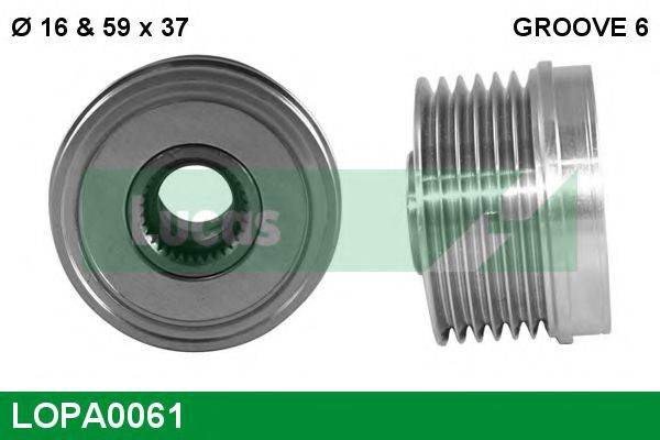 LUCAS ENGINE DRIVE LOPA0061 Механізм вільного ходу генератора