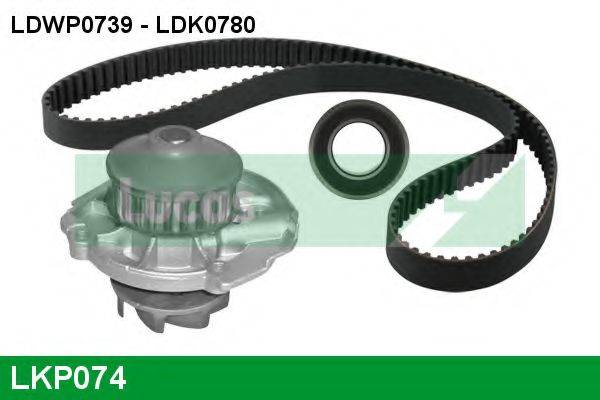 LUCAS ENGINE DRIVE LKP074 Водяний насос + комплект зубчастого ременя