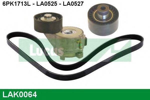 LUCAS ENGINE DRIVE LAK0064 Полікліновий ремінний комплект