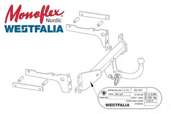 MONOFLEX 307241 Причіпне обладнання
