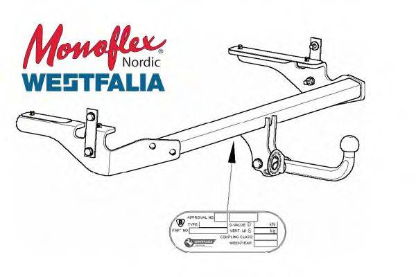 MONOFLEX 304071 Причіпне обладнання