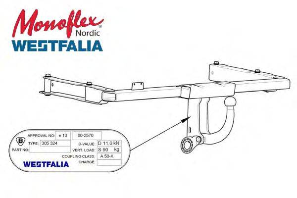 MONOFLEX 305443 Причіпне обладнання