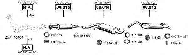 ASMET AU061650 Система випуску ОГ