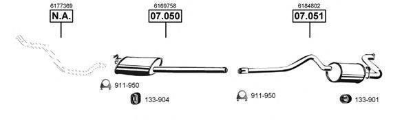 ASMET FO075440 Система випуску ОГ