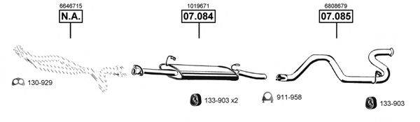 ASMET FO075500 Система випуску ОГ