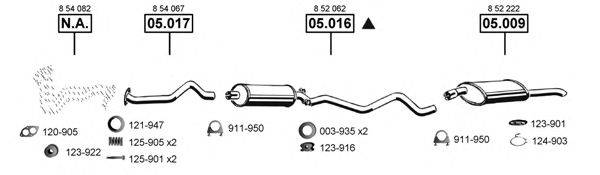 ASMET OP053665 Система випуску ОГ