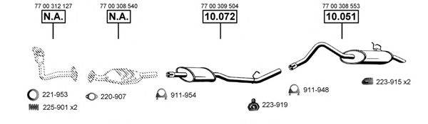 ASMET RE101600 Система випуску ОГ