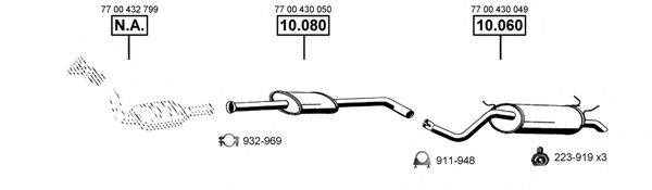 ASMET RE102310 Система випуску ОГ