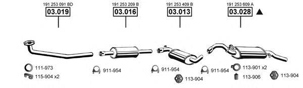 ASMET VA031570 Система випуску ОГ