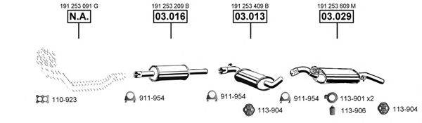 ASMET VA031575 Система випуску ОГ