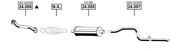 ASMET DE242505 Система випуску ОГ