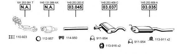 ASMET VA036560 Система випуску ОГ